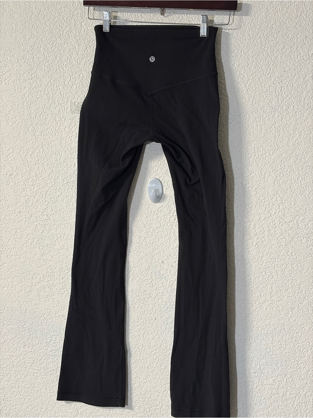 lululemon athletica Black Align High Rise Mini Flared Pant 28” inseam size 4 - Picture 2 of 4